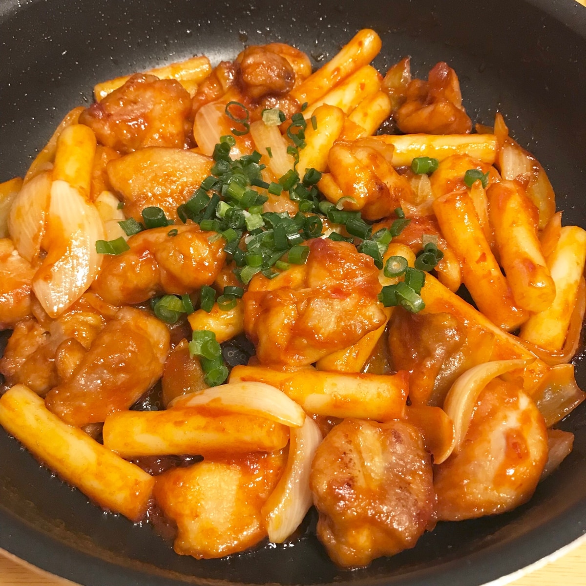 甘辛チキントッポギ レシピ 作り方 By みさちゃん 楽天レシピ